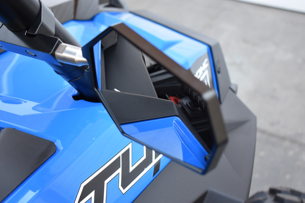 Photo of Billet Convex Mirrors Fits 1.75"- 2" (SET of 2) by Moto Armor - Premium for UTVs / Side by Sides