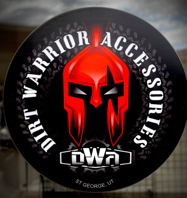 Photo of Dirt Warrior Accessories - DWA LOGO STICKER 6.35" DIAMETER by Dirt Warrior Accessories - Premium ACCESSORIES for UTVs / Side by Sides