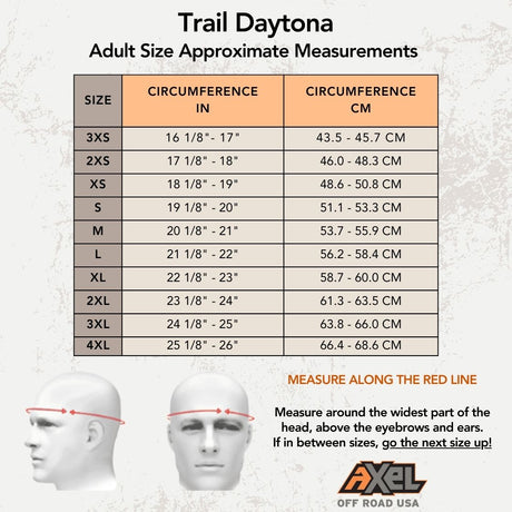 Photo of D.O.T. Off Road Trail Daytona Helmet by AXEL OFF ROAD - Premium Off-road helmet for UTVs / Side by Sides