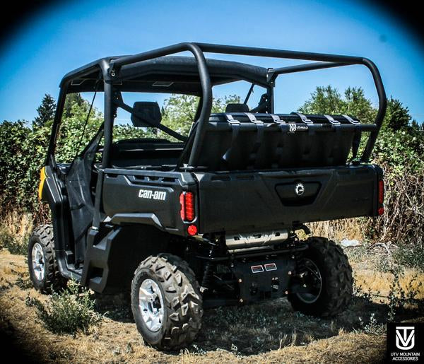 Photo of Defender Max Backseat and Roll Cage Kit (2017-2025) by UTV Mountain Accessories - Premium Roll Cages for UTVs / Side by Sides
