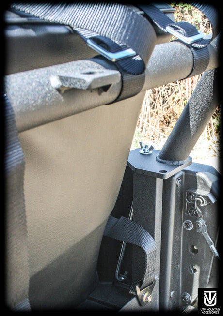 Photo of Defender Backseat and Roll Cage Kit (2016-2024) by UTV Mountain Accessories - Premium Backseat and Roll Cage for UTVs / Side by Sides