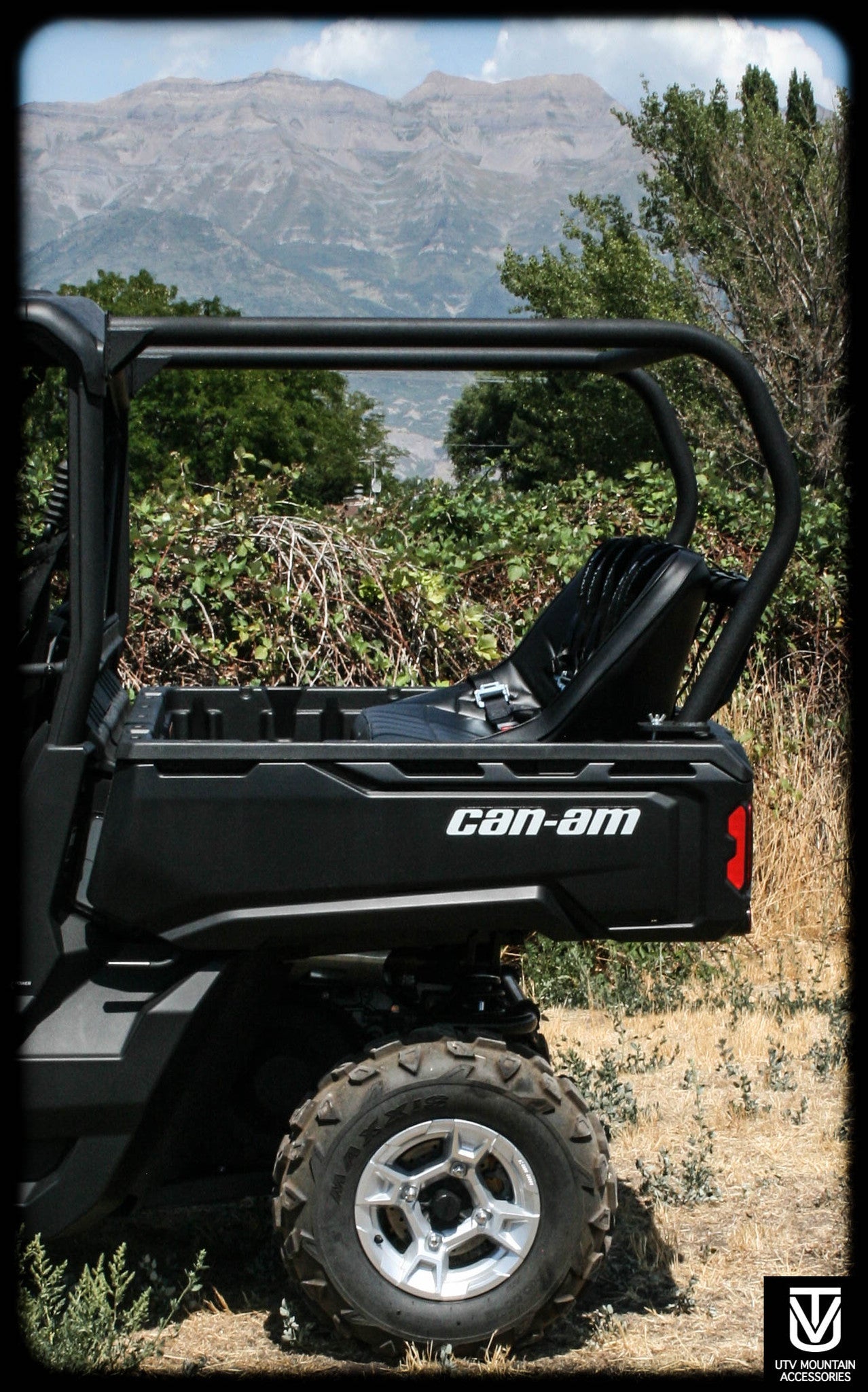 Photo of Defender Backseat and Roll Cage Kit (2016-2024) by UTV Mountain Accessories - Premium Backseat and Roll Cage for UTVs / Side by Sides