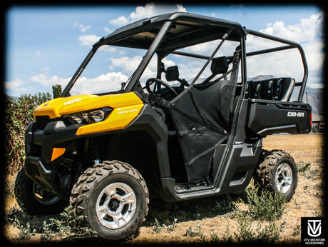 Photo of Defender Backseat and Roll Cage Kit (2016-2024) by UTV Mountain Accessories - Premium Backseat and Roll Cage for UTVs / Side by Sides