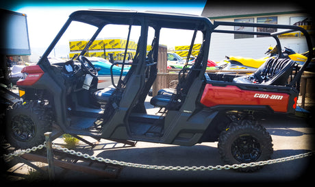 Photo of Defender Max Backseat and Roll Cage Kit (2017-2024) by UTV Mountain Accessories - Premium Backseat and Roll Cage for UTVs / Side by Sides