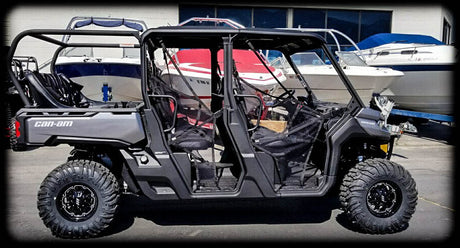 Photo of Defender Max Backseat and Roll Cage Kit (2017-2024) by UTV Mountain Accessories - Premium Backseat and Roll Cage for UTVs / Side by Sides