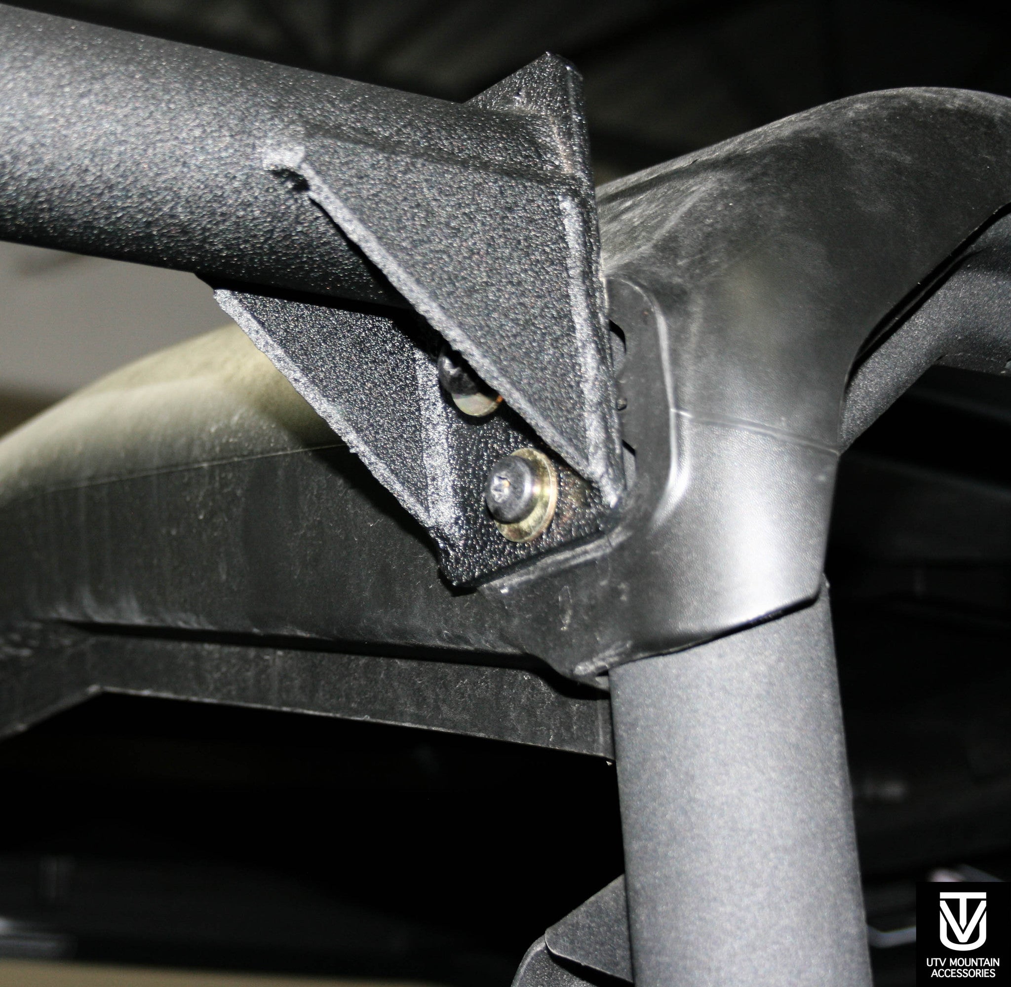 Photo of Defender Backseat and Roll Cage Kit (2016-2024) by UTV Mountain Accessories - Premium Backseat and Roll Cage for UTVs / Side by Sides