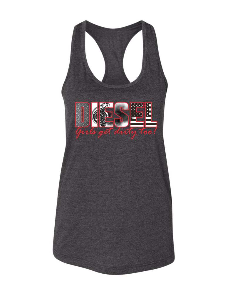 Photo of Diesel Girl Tank by OFF-ROAD VIXENS CLOTHING CO. - Premium Ladies Tanks for UTVs / Side by Sides