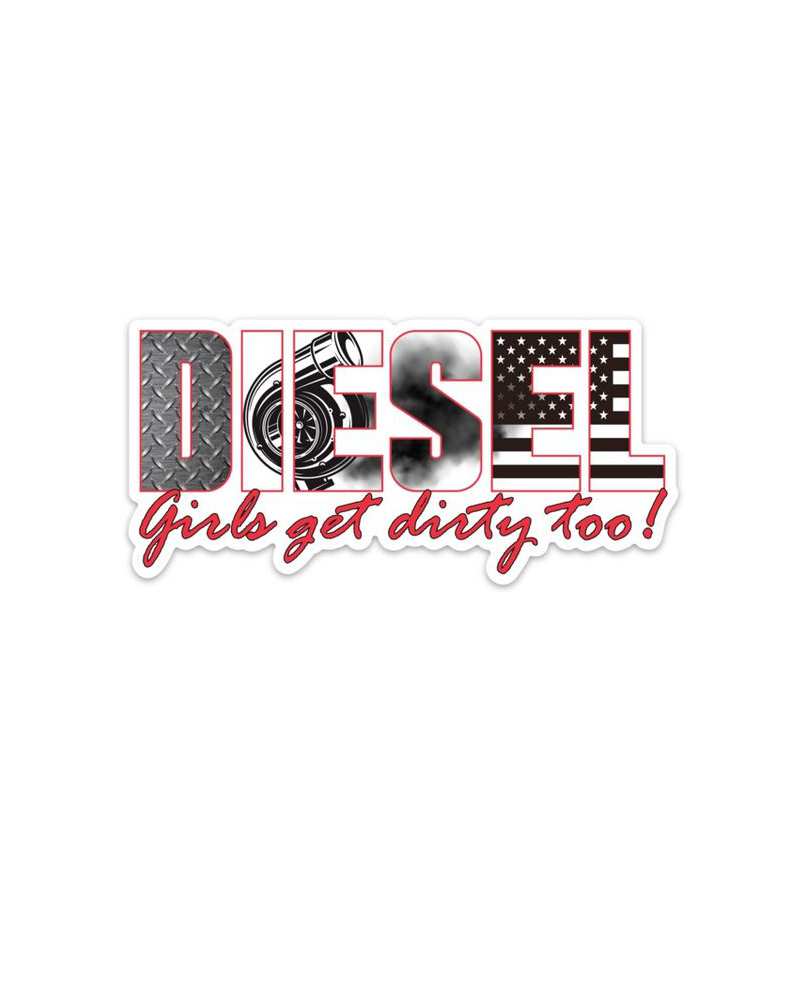 Photo of Diesel Vixen Printed Decal by OFF-ROAD VIXENS CLOTHING CO. - Premium Decals for UTVs / Side by Sides