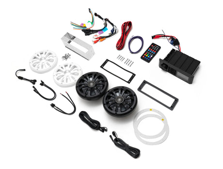 Photo of POWERSPORTS Marine DIN Radio 6.5" Speaker Kit by ECOXGEAR - Premium for UTVs / Side by Sides