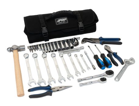 Can-Am Roll-Up Tool Bag with 35 Pc Tool Kit