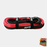 1/2'' x 78' Synthetic Winch Rope with Removable  forged winch hook