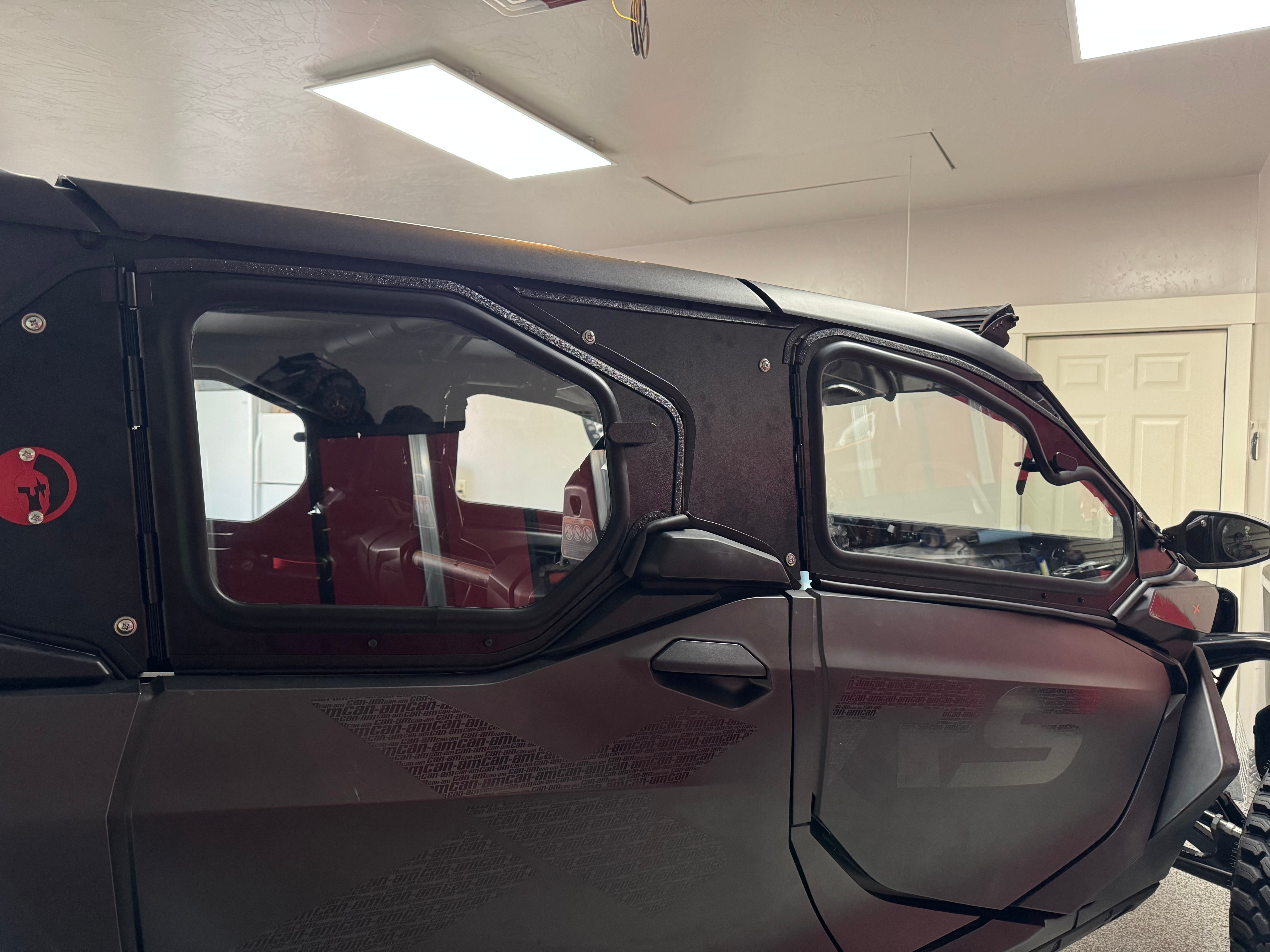 Photo of CANAM MAV R 4-SEAT Cab Enclosure "THE VAULT" Upper Side Doors & Panels (patent pending) by Dirt Warrior Accessories - Premium VAULT for UTVs / Side by Sides