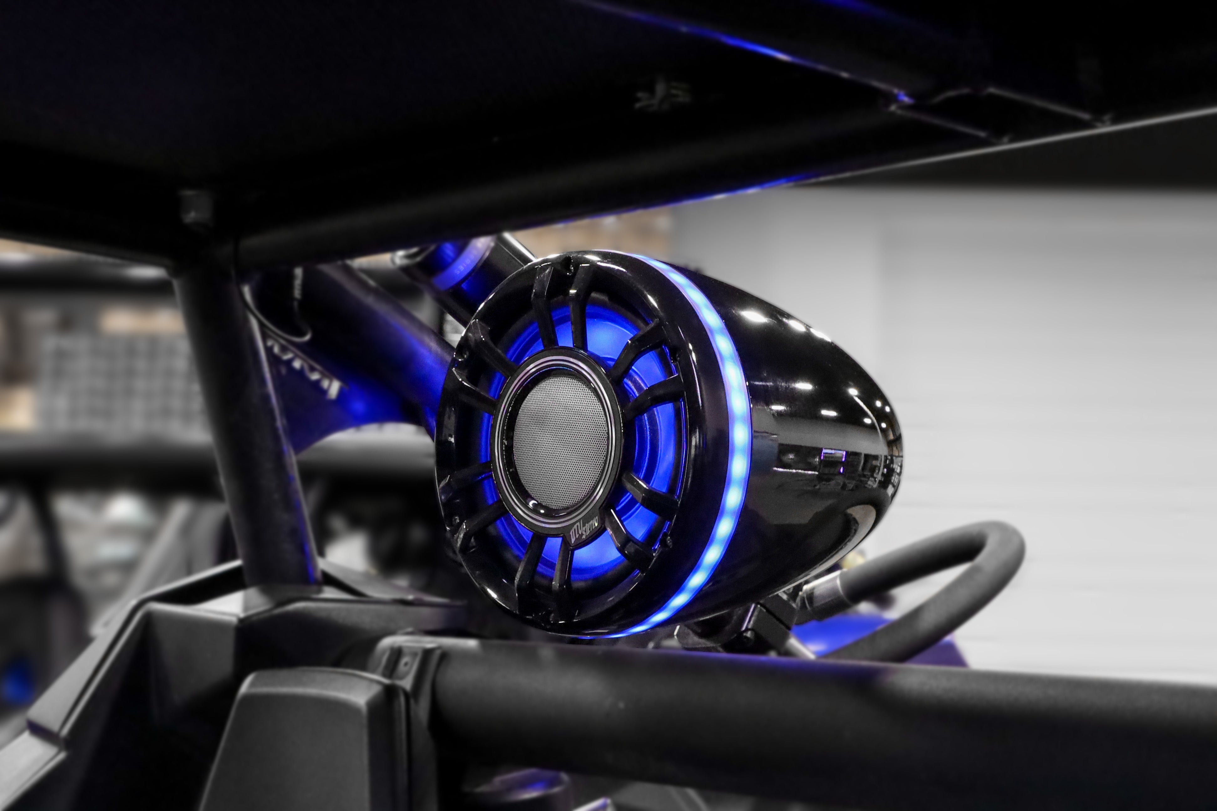 Photo of 8" RGB LED Speaker Rings (Pair) | UTVS-8LSR by UTV Stereo - Premium Speaker Light Ring for UTVs / Side by Sides