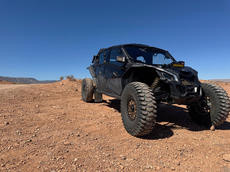 Photo of CANAM X3 4-SEAT Cab Enclosure "THE VAULT" Upper Side Doors & Panels (patent pending) by Dirt Warrior Accessories - Premium VAULT for UTVs / Side by Sides