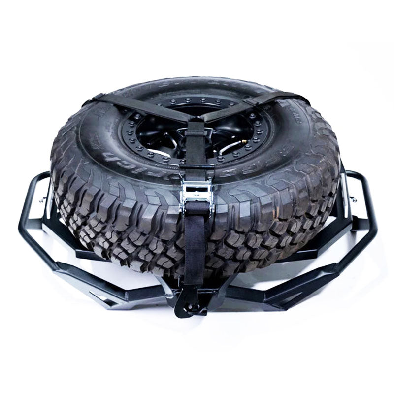Photo of ELEKTRIC OFFROAD 2017-2024 Can Am X3 Maverick Volt Series Baja Spare Tire Rack by Elektric Offroad Designs - Premium ACCESSORIES for UTVs / Side by Sides