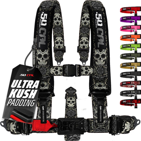 50 Caliber Racing Elite Series EZ Adjust UTV Harness | 2" & 3", 4pt & 5pt, 10 Colors