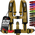 50 Caliber Racing Baja Gold 5-point Elite EZ-Adjust race-latch harness front view