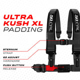 50 Caliber Racing Elite Series EZ Adjust UTV Harness | 2" & 3", 4pt & 5pt, 10 Colors