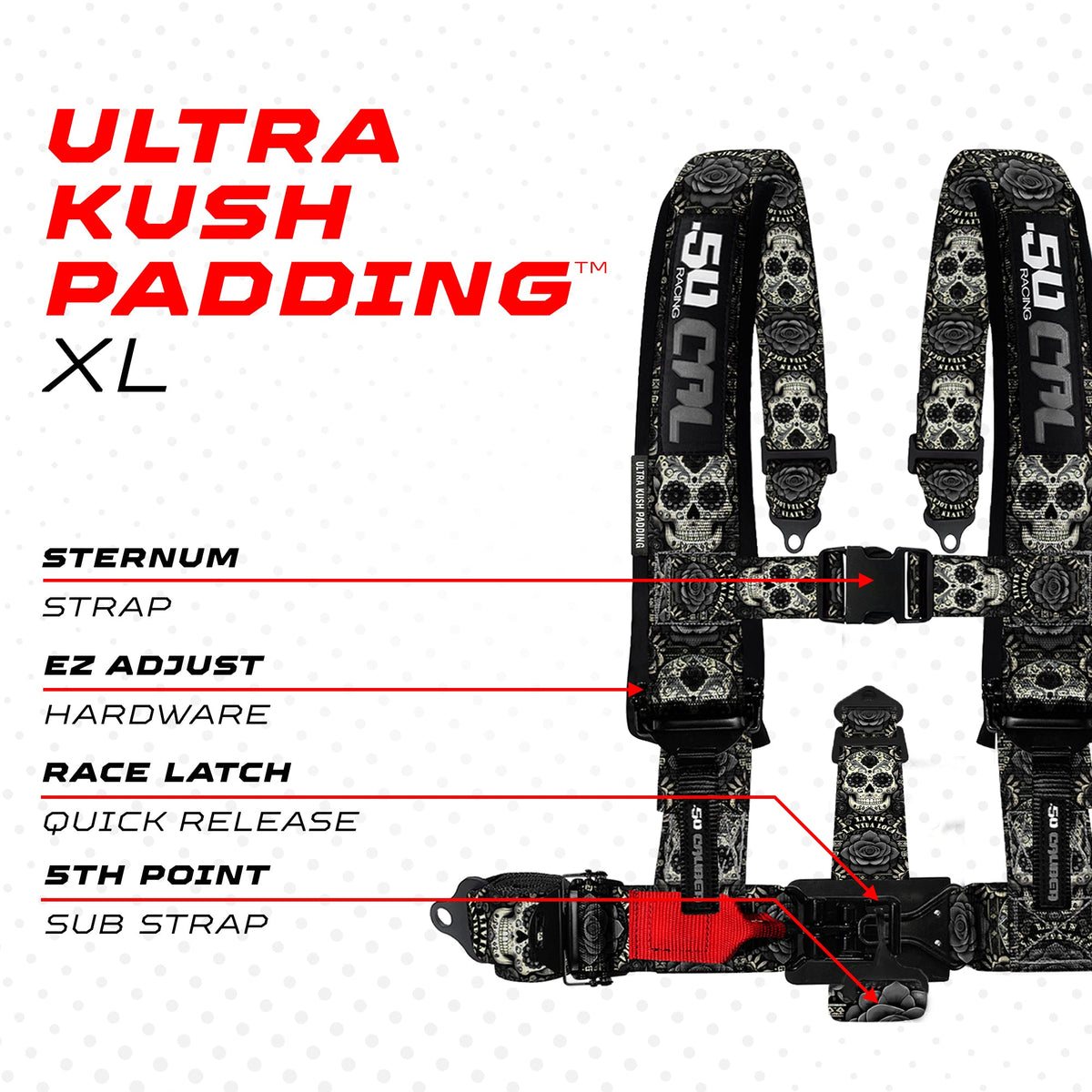 Elite EZ-Adjust 4/5-Point UTV Harness