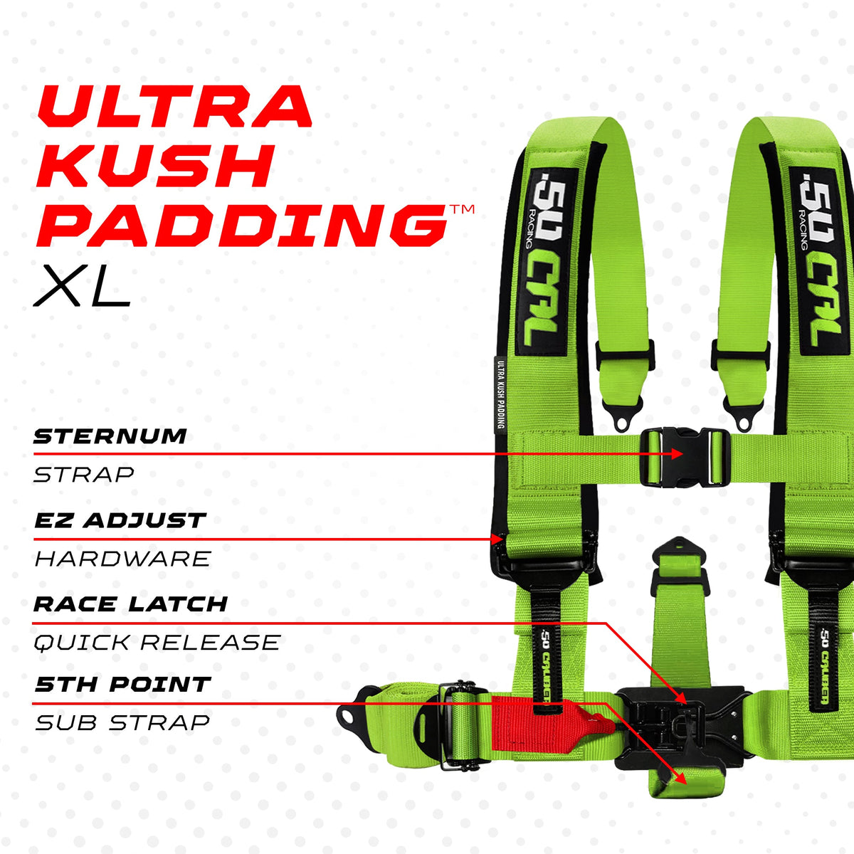 Elite EZ-Adjust 4/5-Point UTV Harness