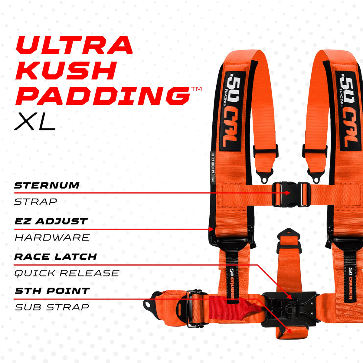 Elite EZ-Adjust 4/5-Point UTV Harness