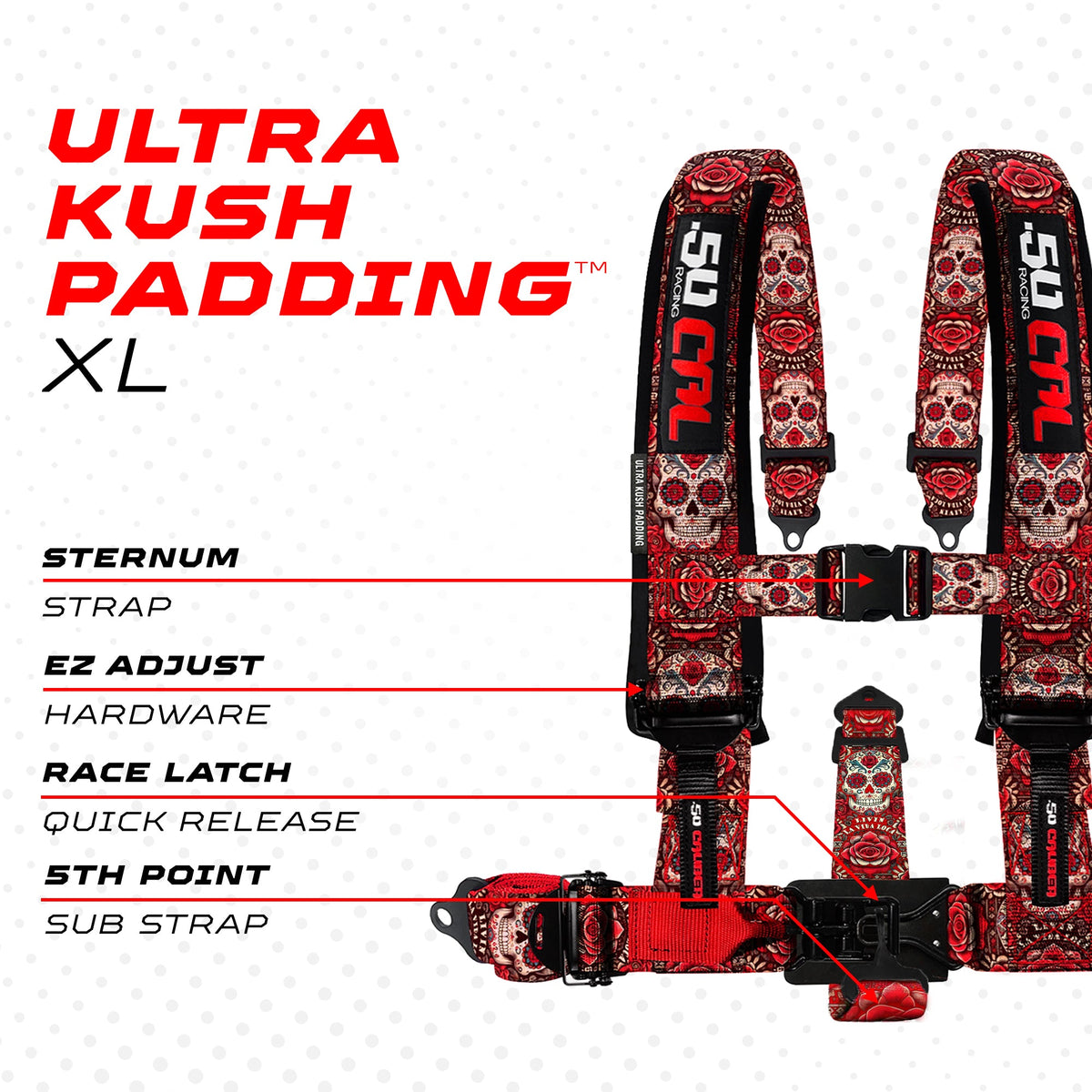 Elite EZ-Adjust 4/5-Point UTV Harness