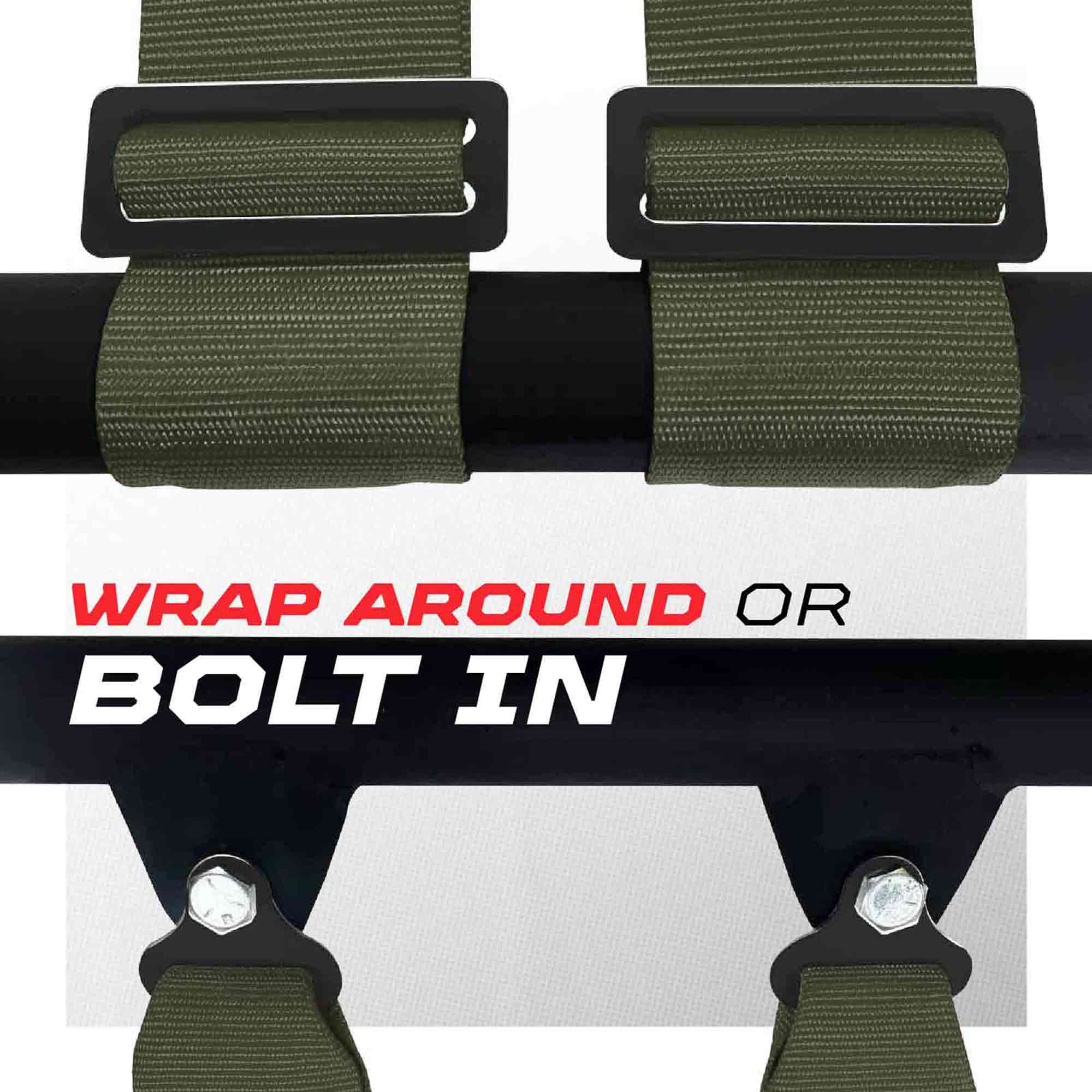 50 Caliber Racing Elite Series EZ Adjust UTV Harness | 2" & 3", 4pt & 5pt, 10 Colors