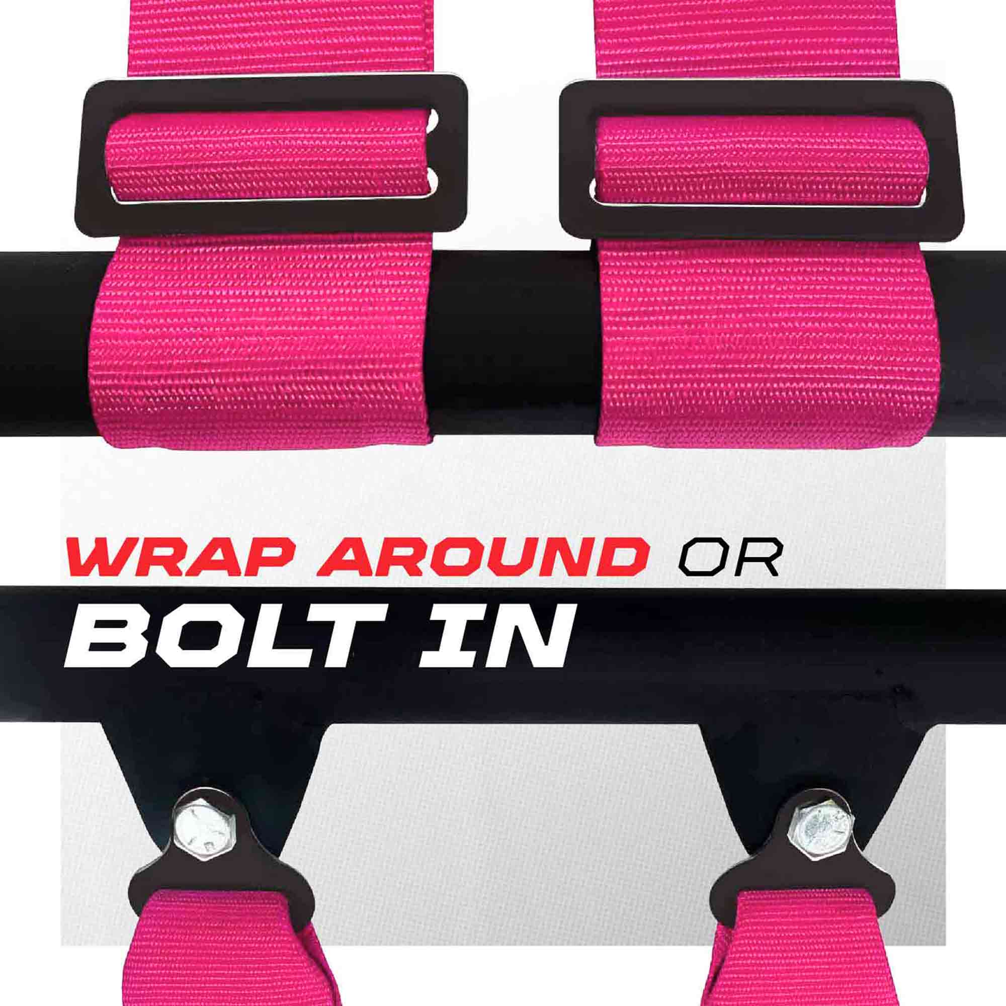50 Caliber Racing Elite Series EZ Adjust UTV Harness | 2" & 3", 4pt & 5pt, 10 Colors
