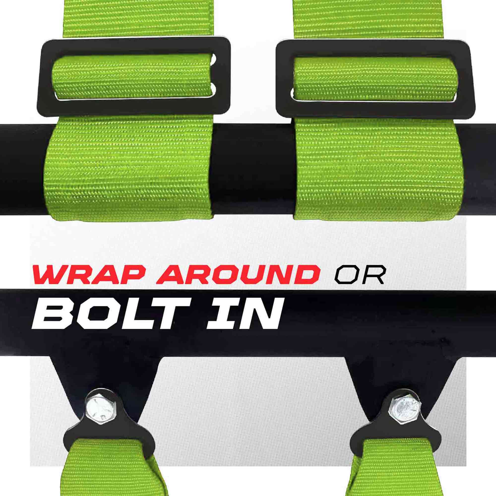 50 Caliber Racing Elite Series EZ Adjust UTV Harness | 2" & 3", 4pt & 5pt, 10 Colors