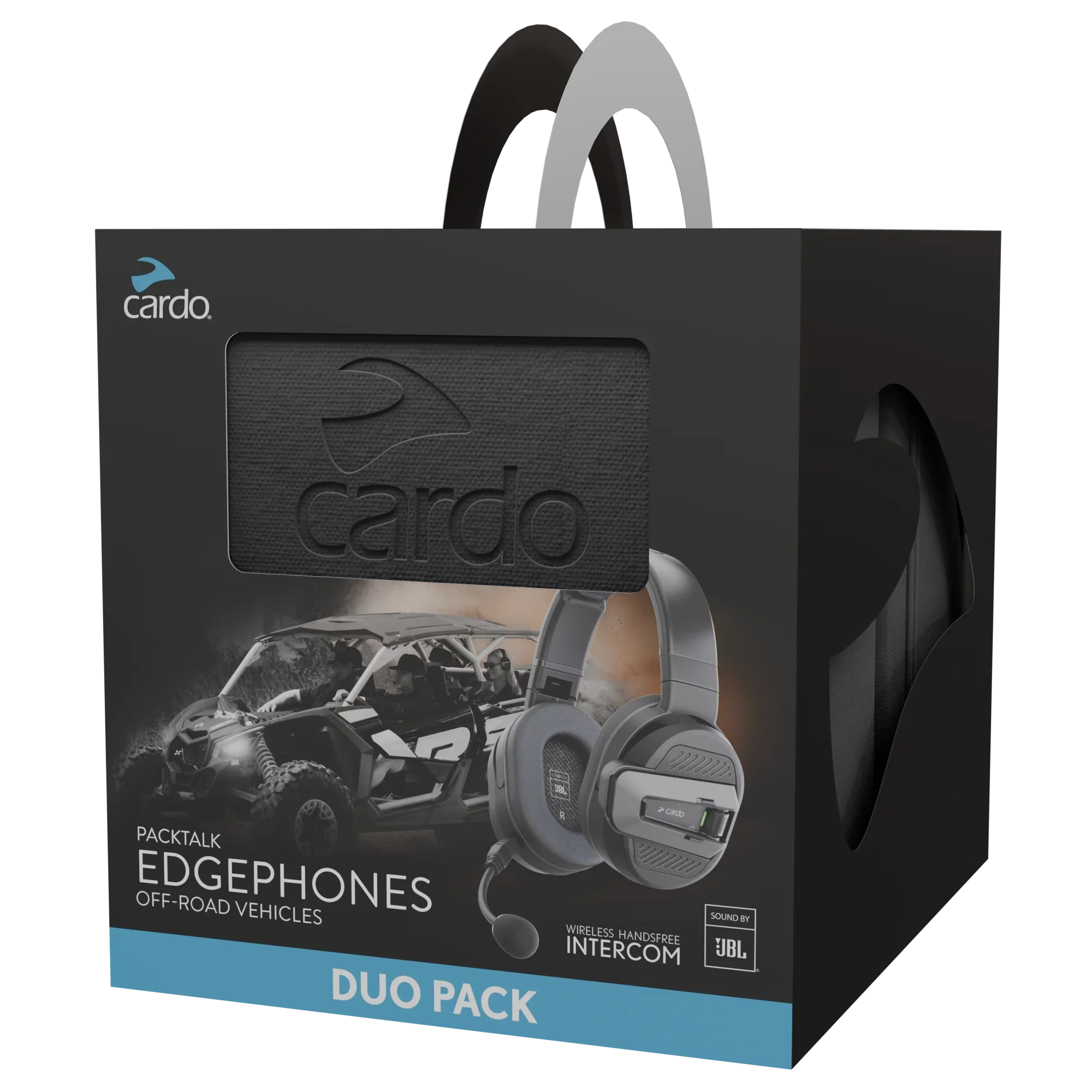 Photo of Cardo Packtalk Edgephones ORV by Cardo - Premium for UTVs / Side by Sides