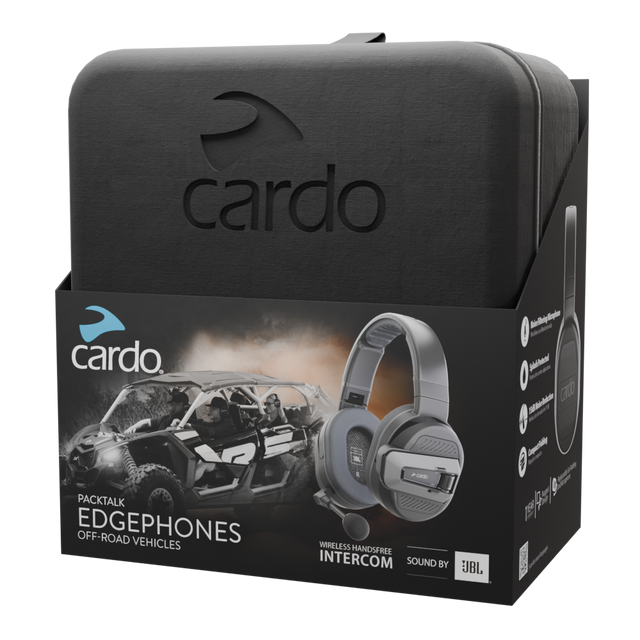 Photo of Cardo Packtalk Edgephones ORV by Cardo - Premium for UTVs / Side by Sides