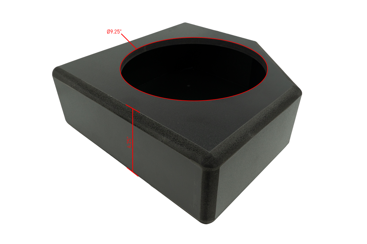 Can-Am X3 rear passenger low-profile subwoofer enclosure – product view 7