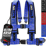 50 Caliber Racing Elite Series 4-Point UTV Harness | Ultra Kush Padding + Push Button Release | 2" & 3", 7 Colors