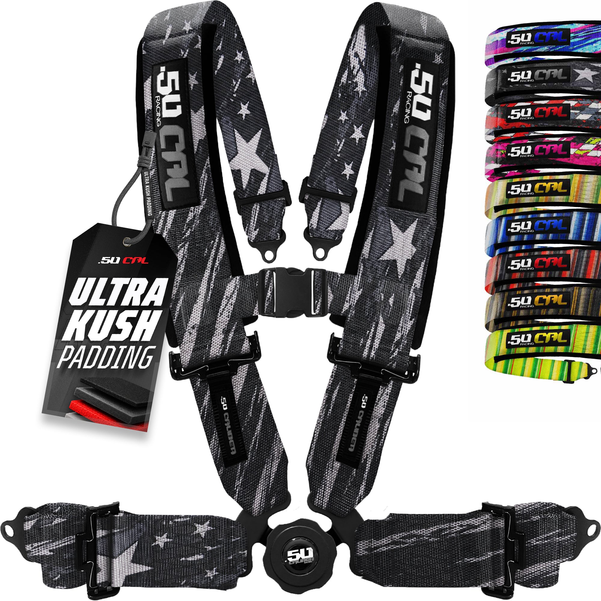 50 Caliber Racing Camlock Harness | 2" & 3" | 4pt & 5pt | UTV Side-by-Side