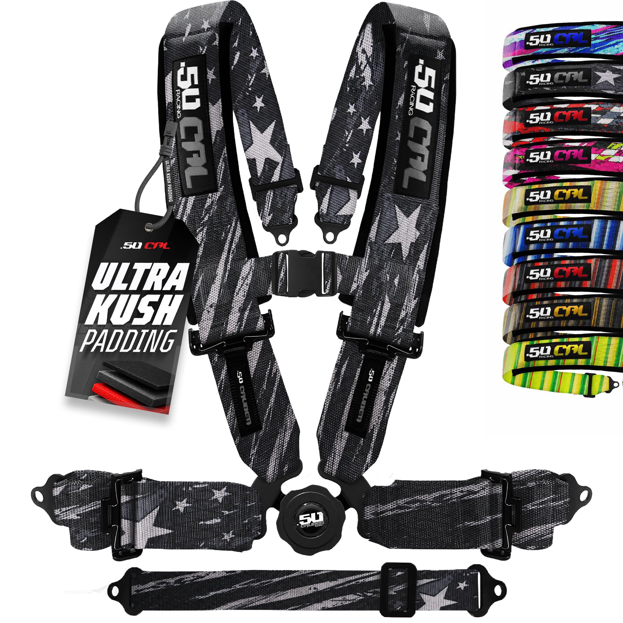 50 Caliber Racing Camlock Harness | 2" & 3" | 4pt & 5pt | UTV Side-by-Side