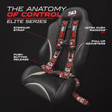 Elite 4-Point Push-Button UTV Harness