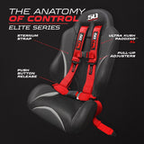 Elite 4-Point Push-Button UTV Harness