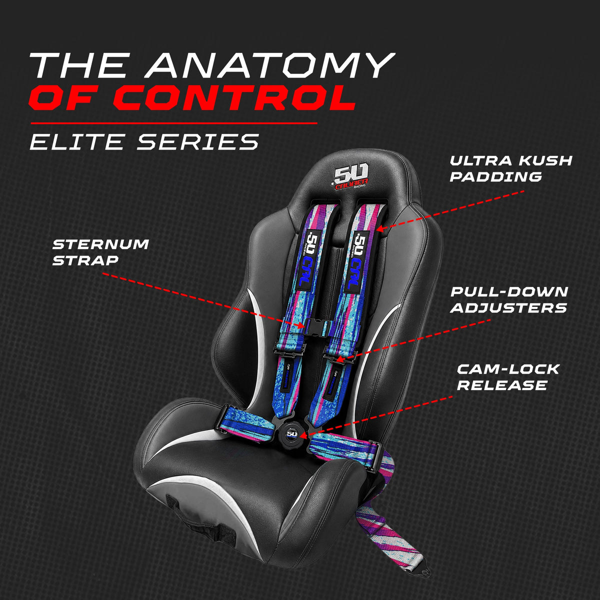 Elite Camlock 4/5-Point UTV Harness