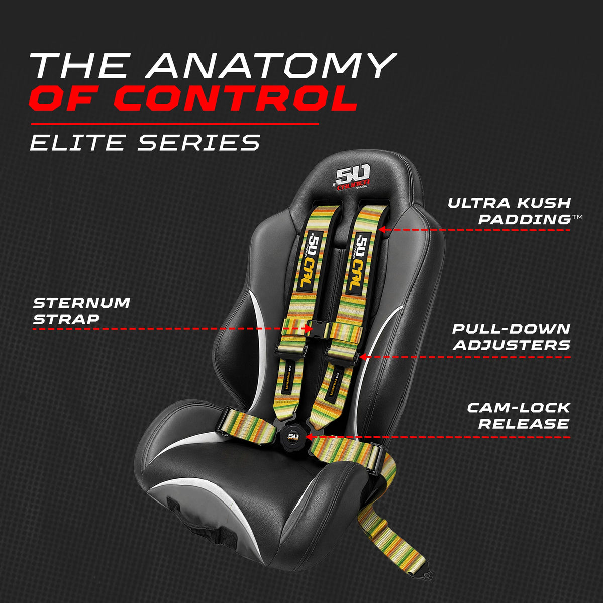 Elite Camlock 4/5-Point UTV Harness