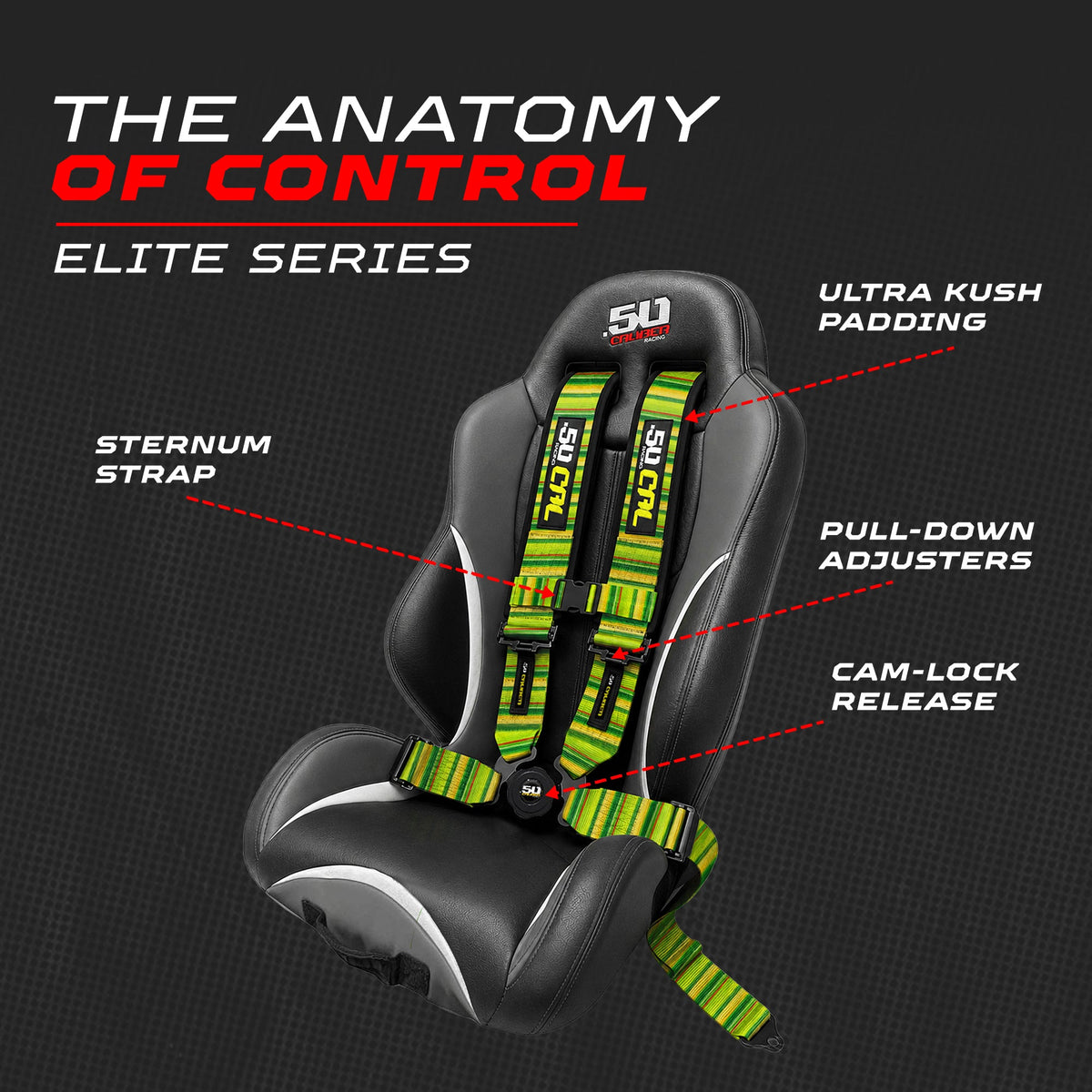 Elite Camlock 4/5-Point UTV Harness
