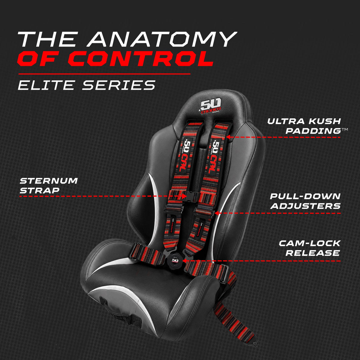 Elite Camlock 4/5-Point UTV Harness