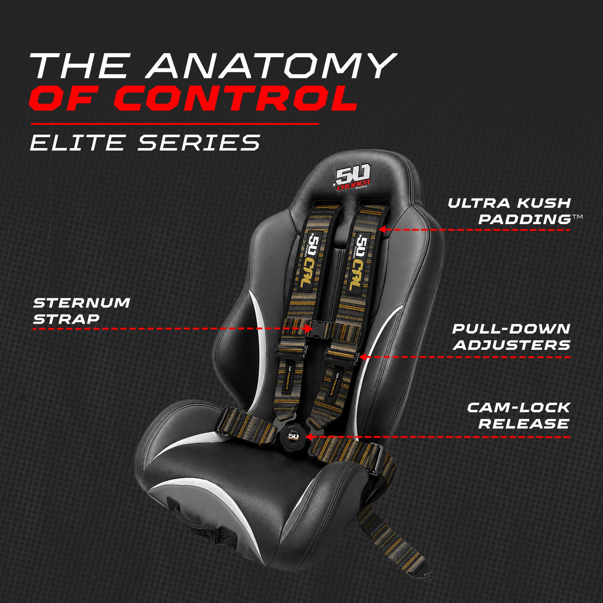 Elite Camlock 4/5-Point UTV Harness