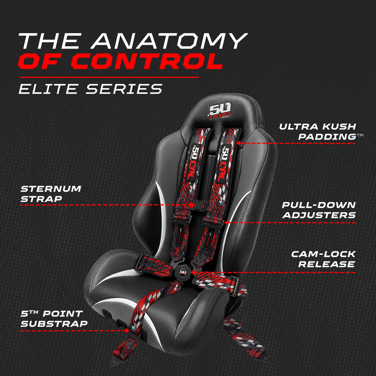 Elite Camlock 4/5-Point UTV Harness