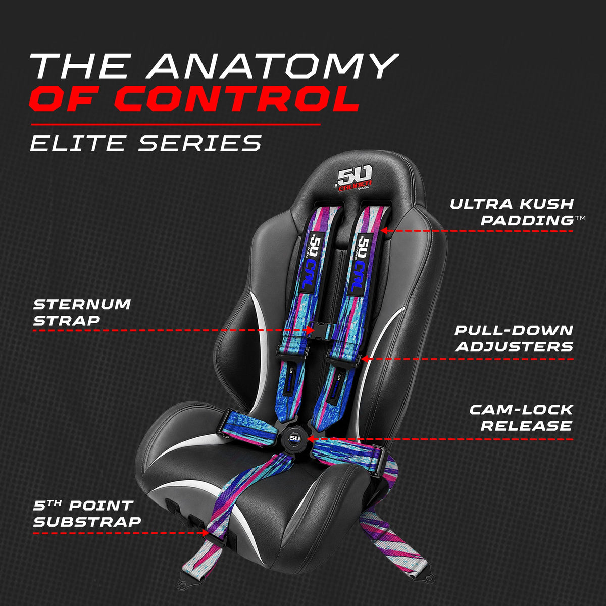 Elite Camlock 4/5-Point UTV Harness