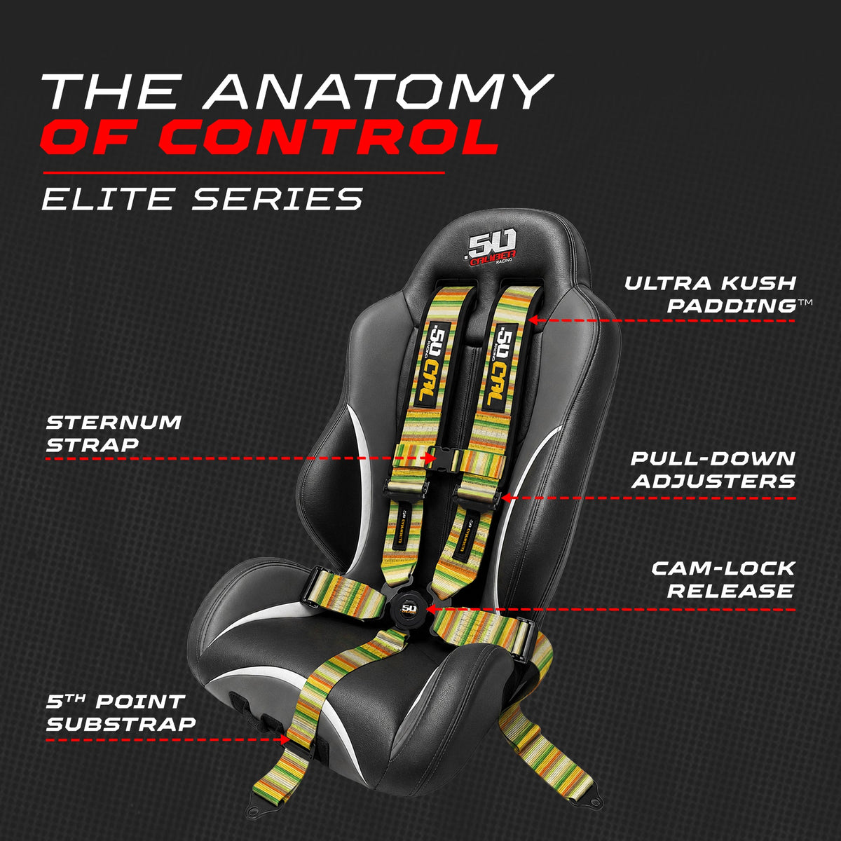 Elite Camlock 4/5-Point UTV Harness