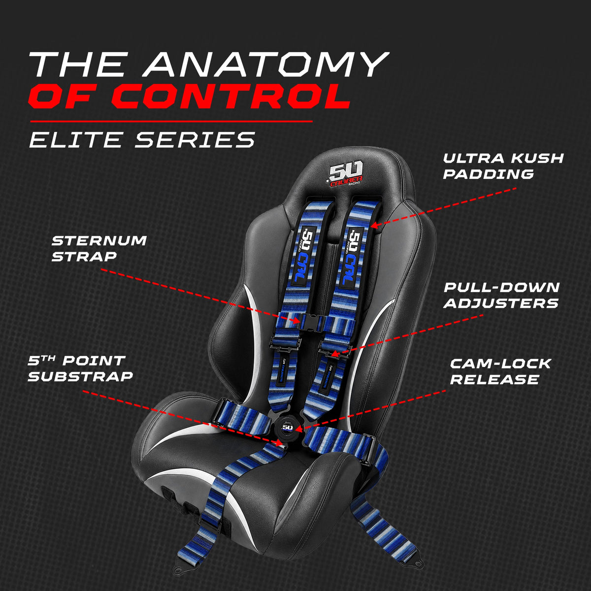 Elite Camlock 4/5-Point UTV Harness
