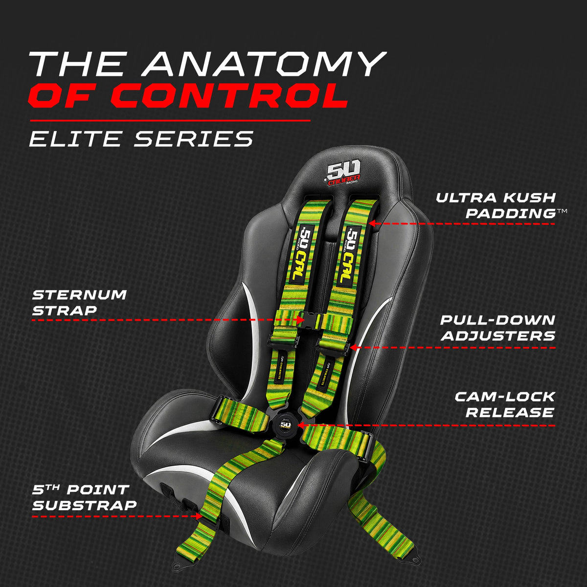 Elite Camlock 4/5-Point UTV Harness