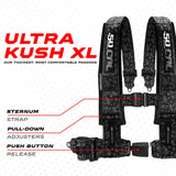50 Caliber Racing Elite Series 4-Point UTV Harness | Ultra Kush Padding + Push Button Release | 2" & 3", 7 Colors