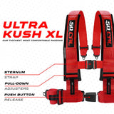 50 Caliber Racing Elite Series 4-Point UTV Harness | Ultra Kush Padding + Push Button Release | 2" & 3", 7 Colors