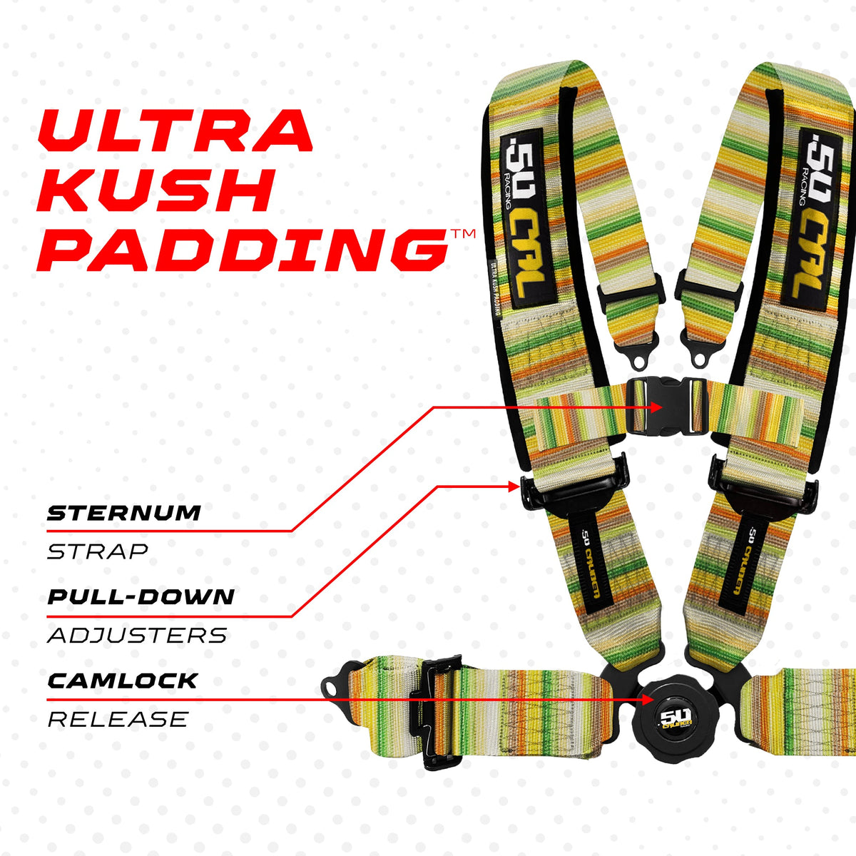 Elite Camlock 4/5-Point UTV Harness